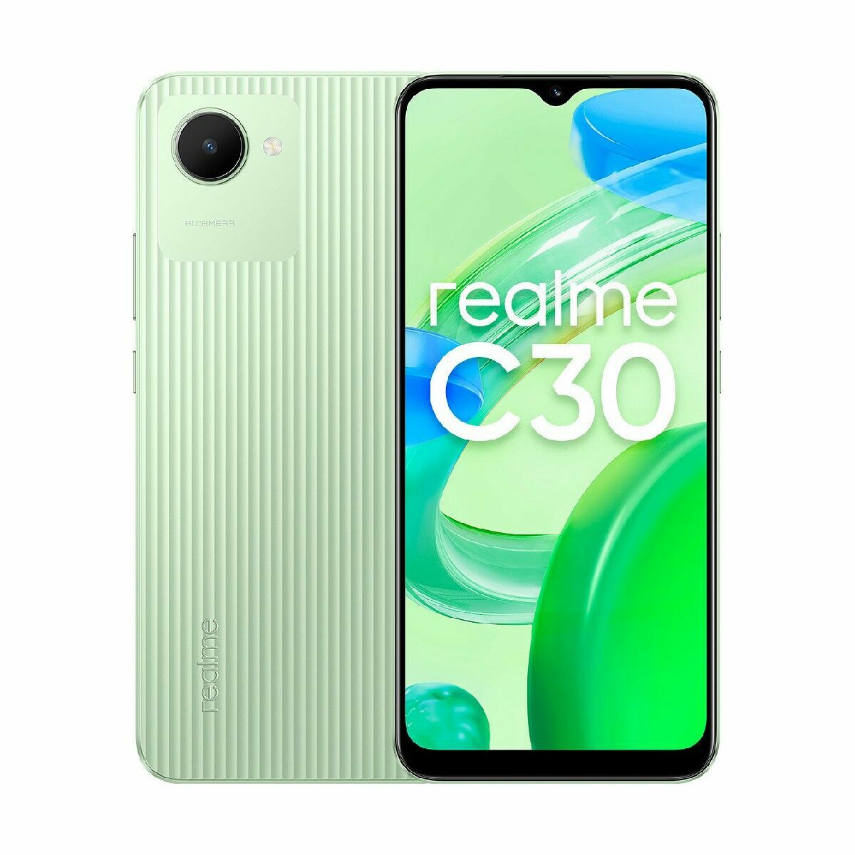 Smartphone Realme C30 Octa Core 3 GB RAM 32 GB grün - CA International 