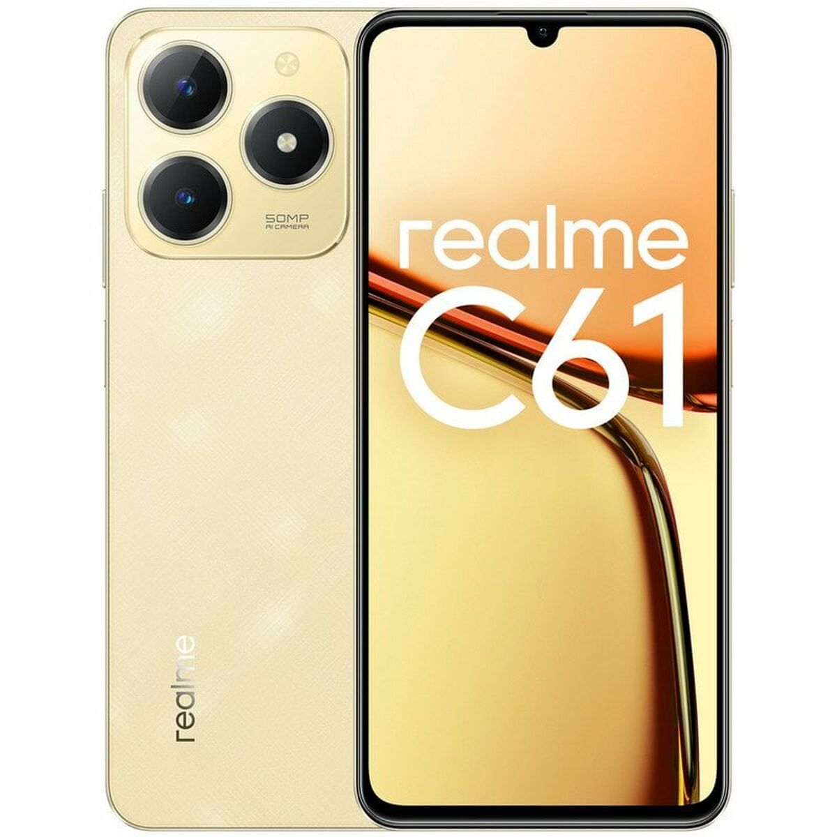 Smartphone Realme REALME C61 6,7" 6 GB RAM 256 GB Golden - CA International  