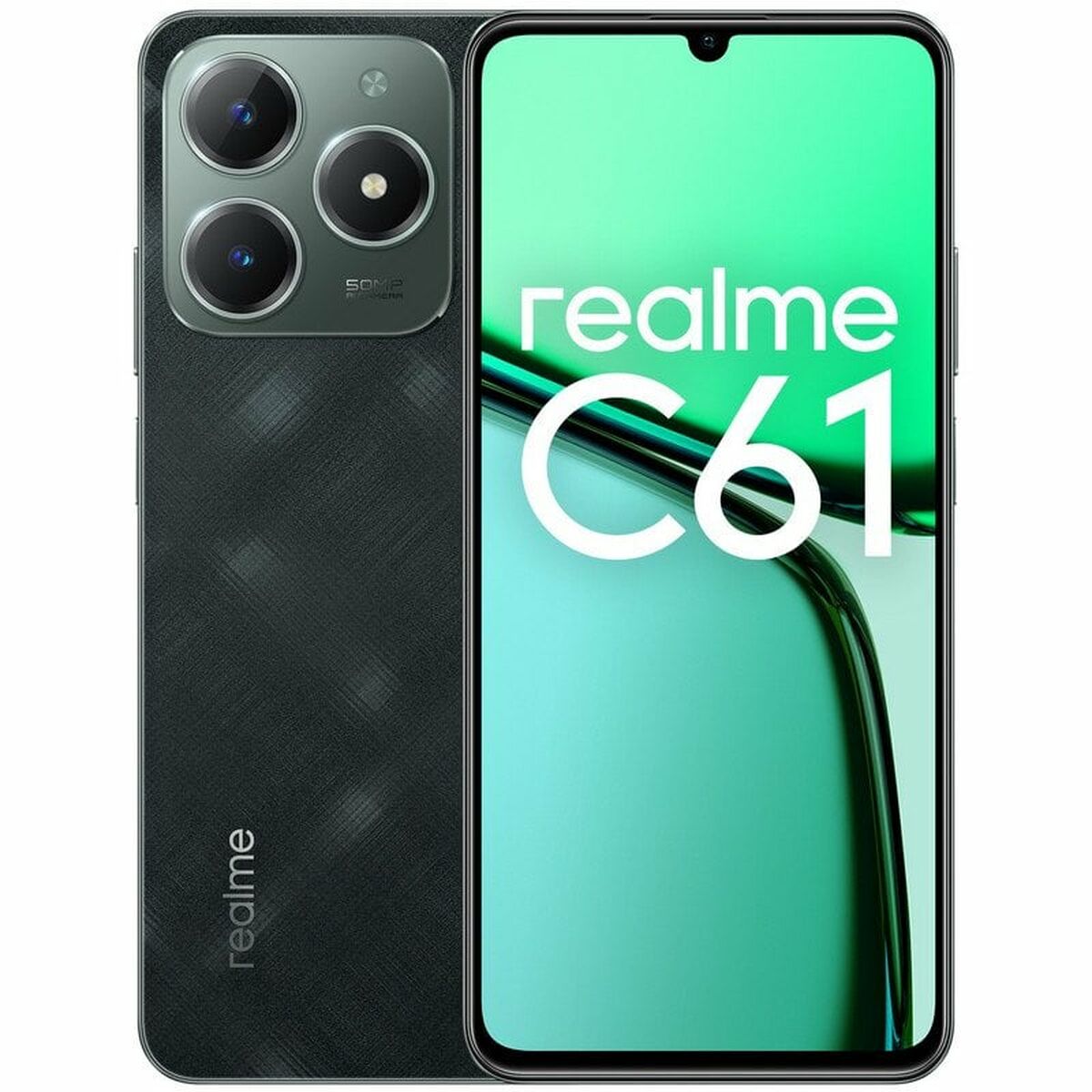 Smartphone Realme C61 6,7" Unisoc 6 GB RAM 256 GB Black Green - CA International