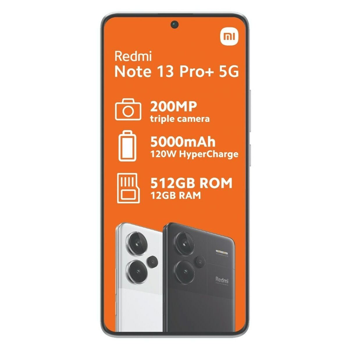Smartphone Xiaomi REDMI NOTE 13 PRO+ 6,67" Mediatek Dimensity 7200 Ultra 12 GB RAM 512 GB Weiß - CA International  