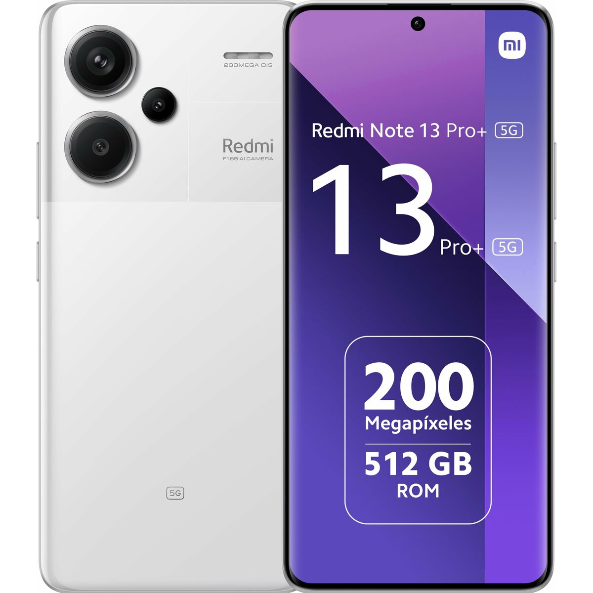 Smartphone Xiaomi REDMI NOTE 13 PRO+ 6,67" Mediatek Dimensity 7200 Ultra 12 GB RAM 512 GB White - CA International   #