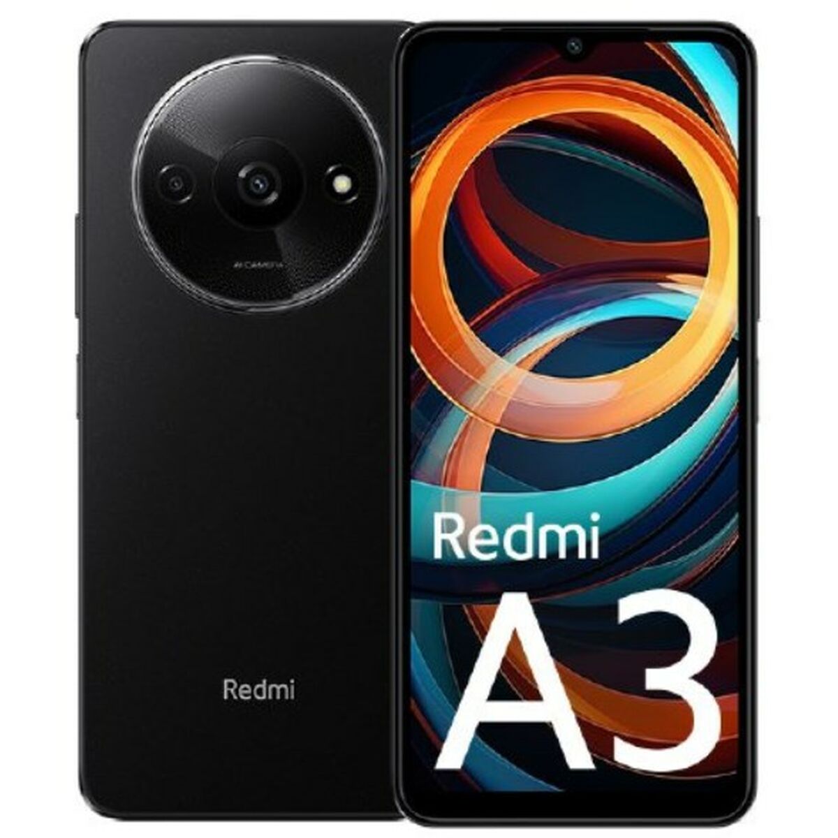Smartphone Xiaomi Redmi A3 6,71" Mediatek Helio G36 3 GB RAM 64 GB Schwarz - CA International  