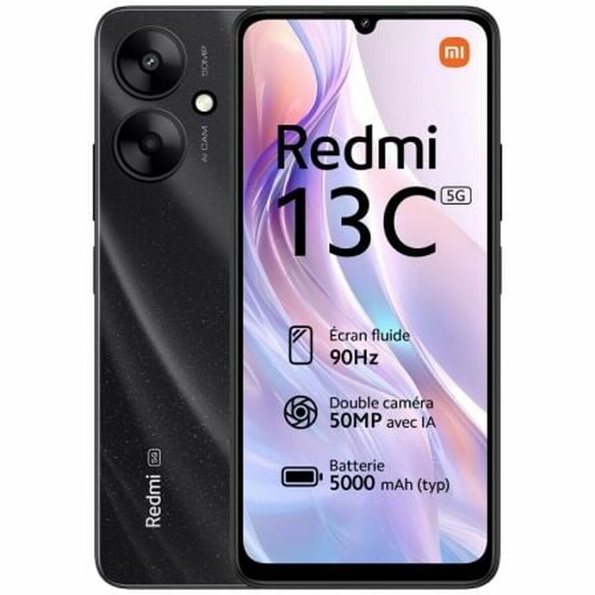 Smartphone Xiaomi Redmi 13C 6,74" Mediatek Dimensity 6100+ 4 GB RAM 128 GB Schwarz - CA International  