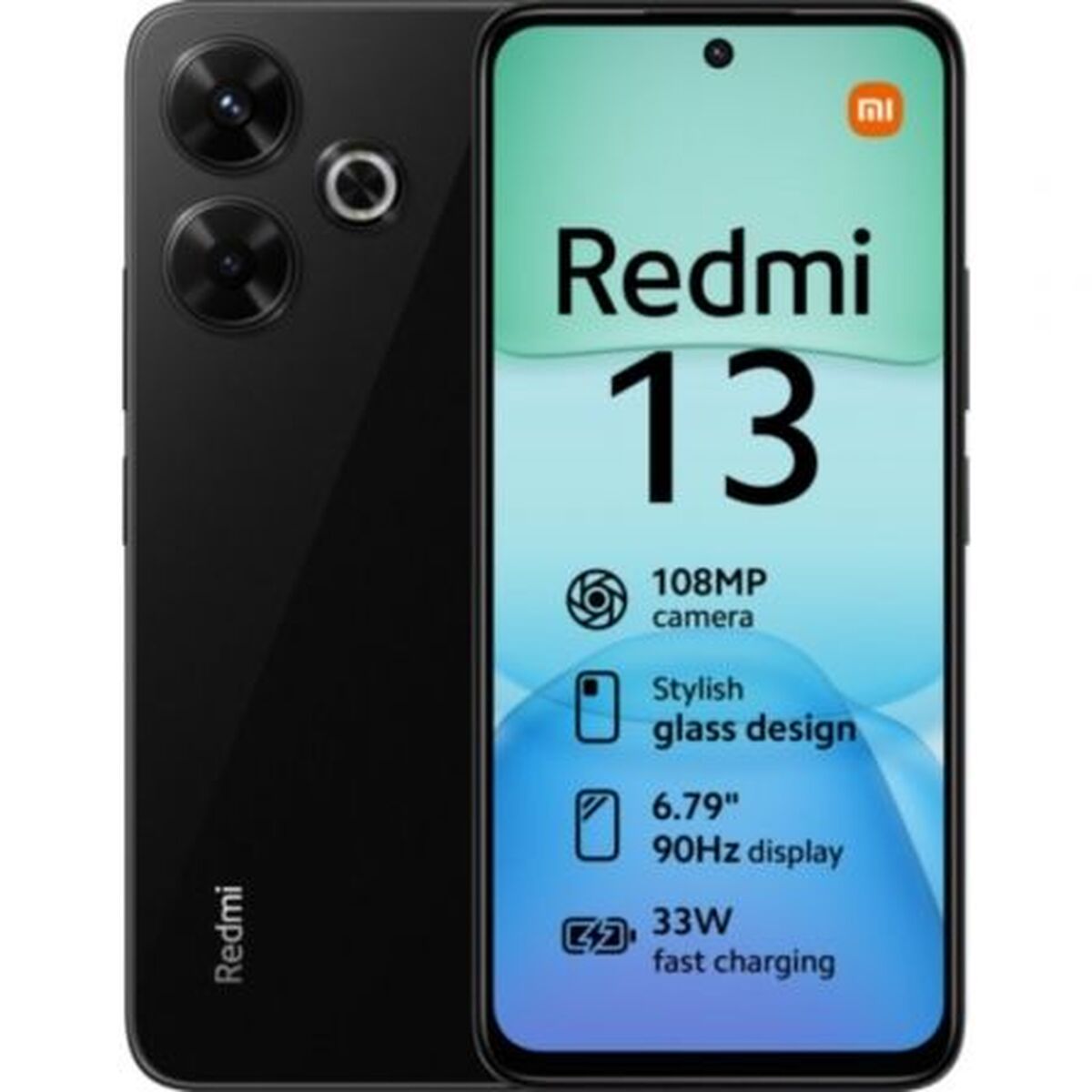 Smartphone Xiaomi Redmi 13 6,79" Octa Core 6 GB RAM 128 GB Schwarz - CA International  