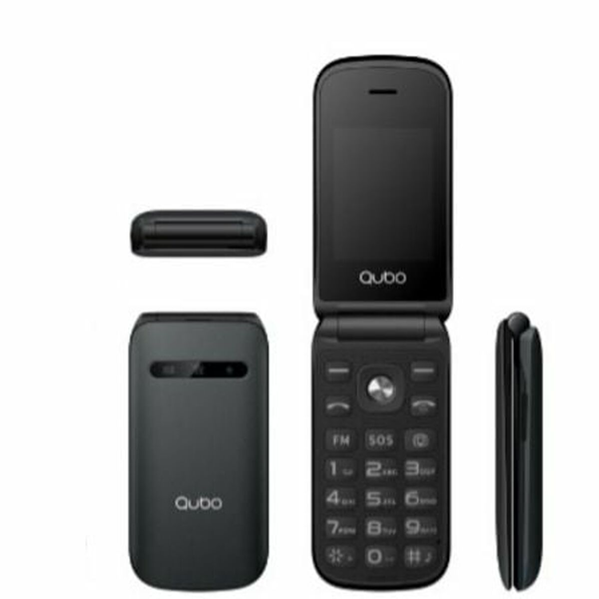 Mobile telephone for older adults Qubo X-209BKMKII 2.4" - CA International