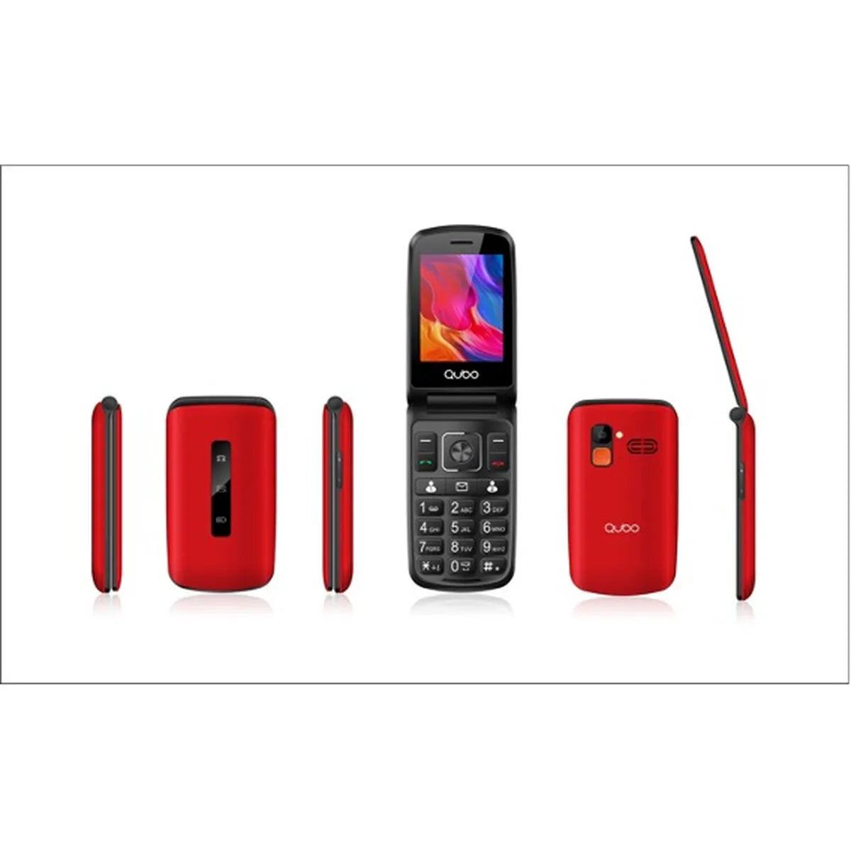 Mobile telephone for older adults Qubo P-210NWRD 32 GB 2,8" - CA International