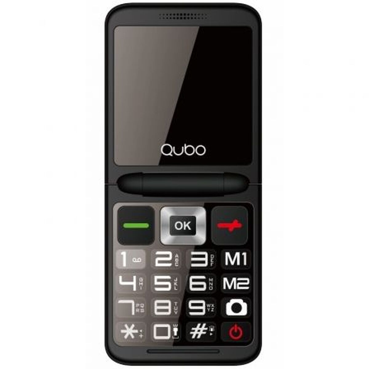 Mobile telephone for older adults Qubo X-10BK 32 MB RAM 2.4" - CA International