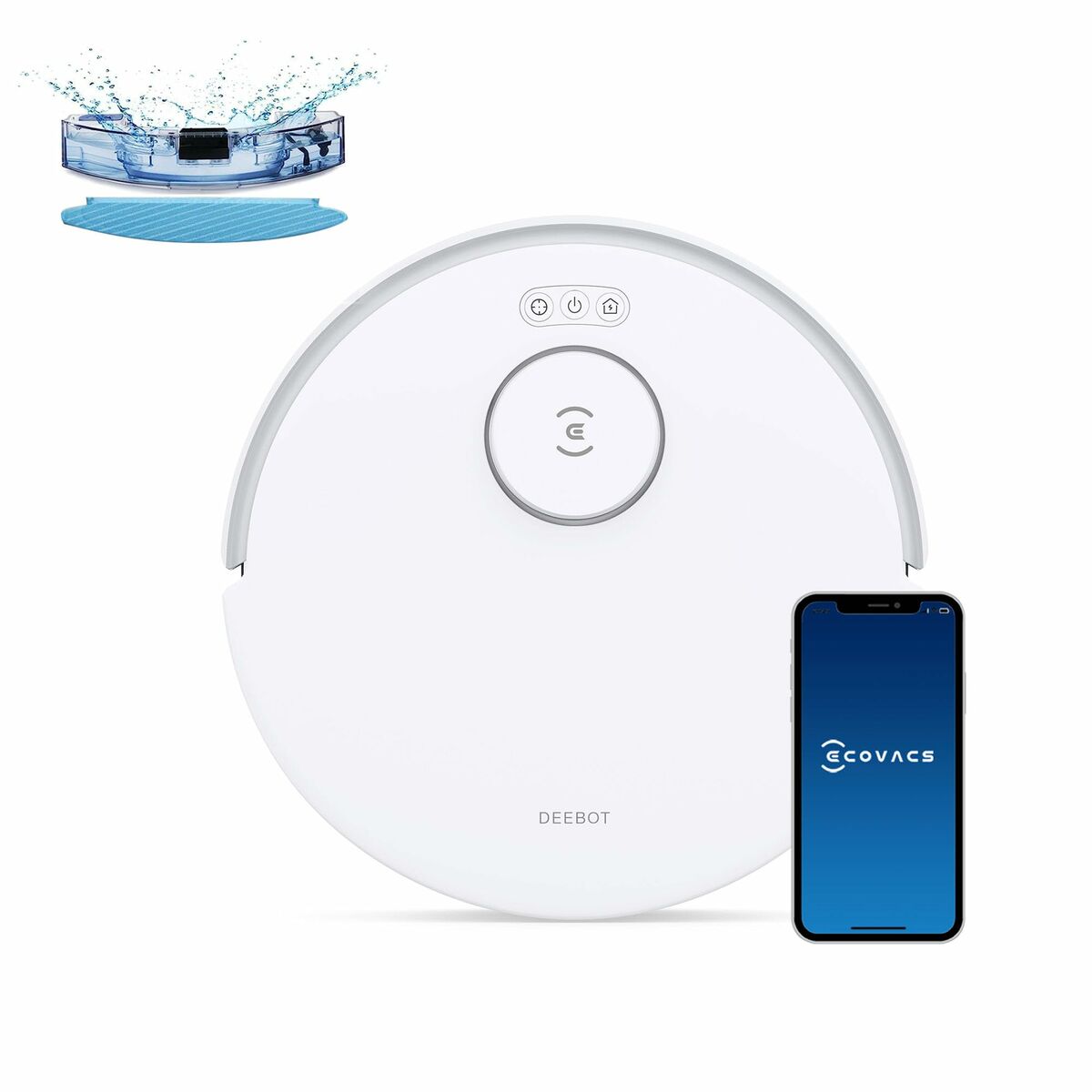 Robot Vacuum Cleaner ECOVACS Deebot N20 5200 mAh - CA International  