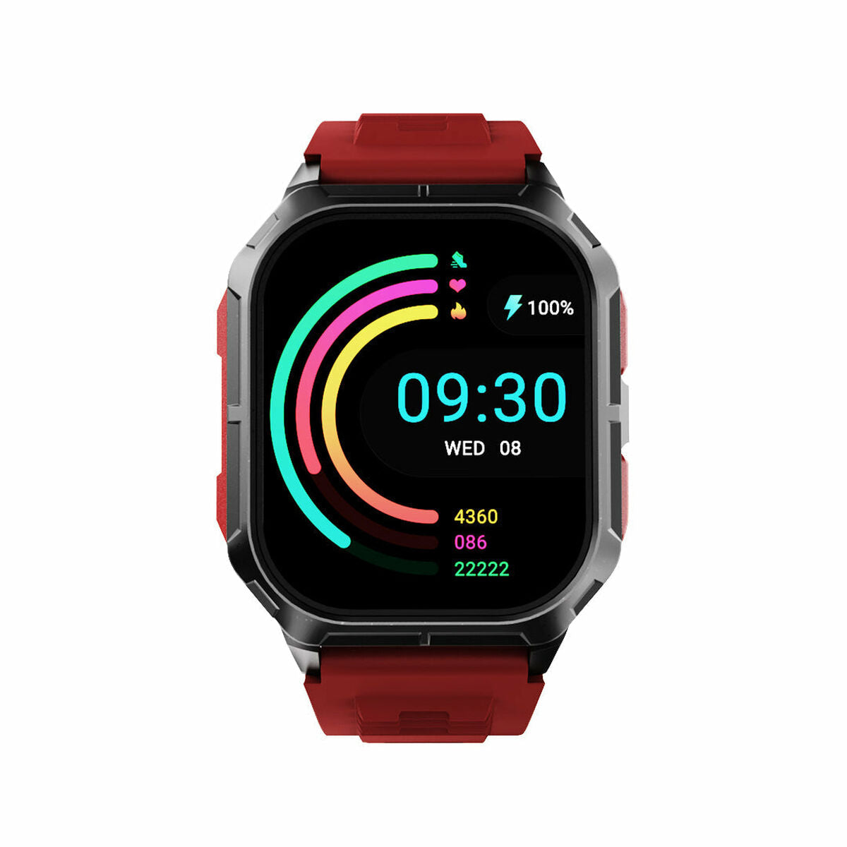 Smartwatch ULTRA 3 41 mm Black Red - CA International   #