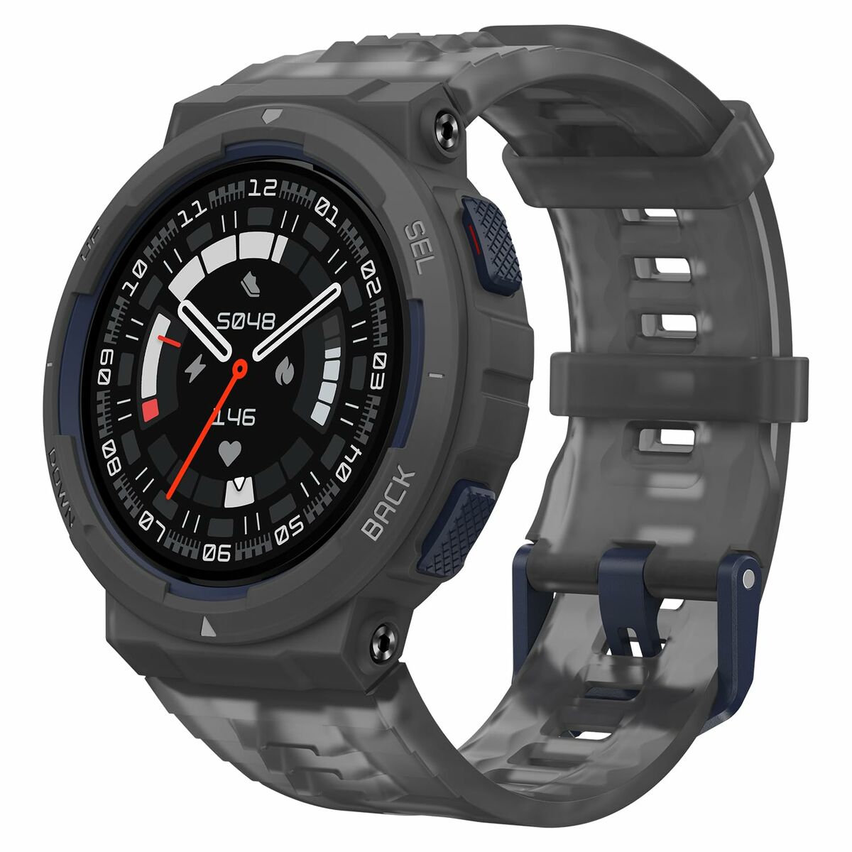 Smartwatch Amazfit ACTIVE EDGE Schwarz Grau Ø 46 mm - CA International  