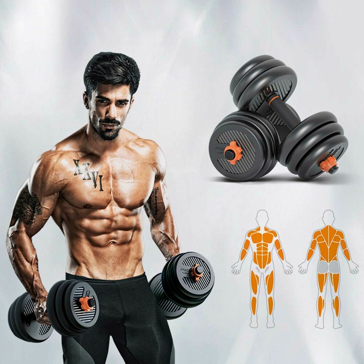 Kettlebell and Dumbbell Kit Xiaomi 40 kg - CA International   #