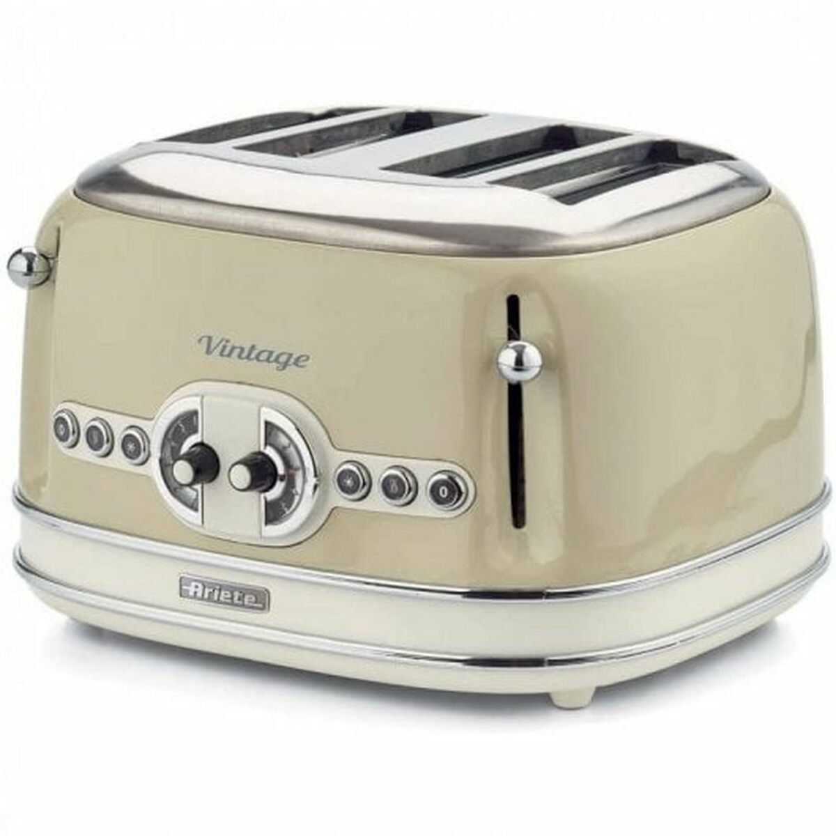 Toaster Ariete 156/03 1600 W Beige 4 pieces Vintage-CA International