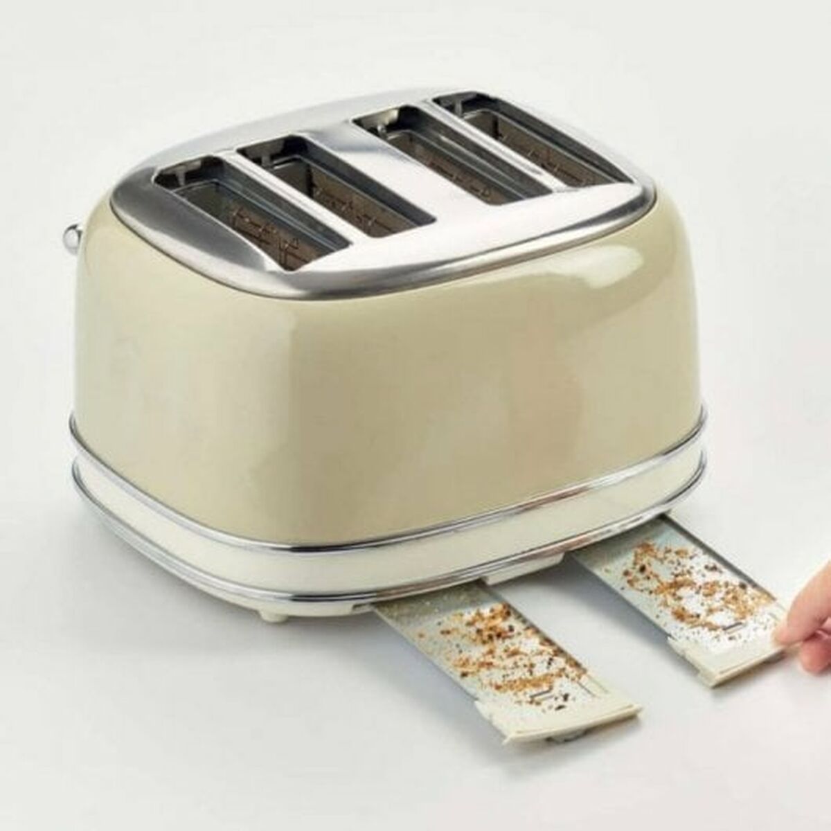 Toaster Ariete 156/03 1600 W Beige 4 pieces Vintage - CA International