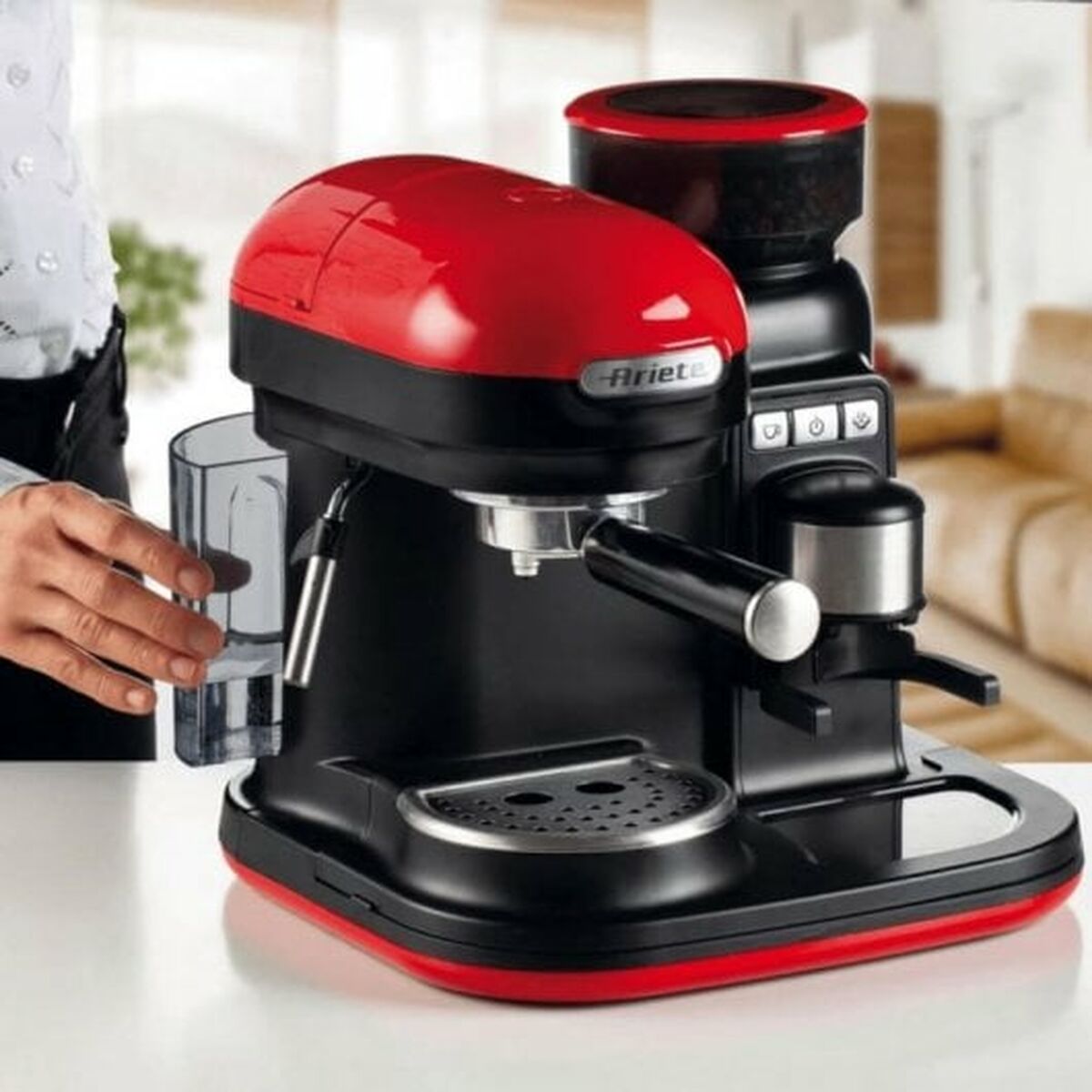 Express Manual Coffee Machine Ariete 1318 15 bar 1080 W Red - CA International