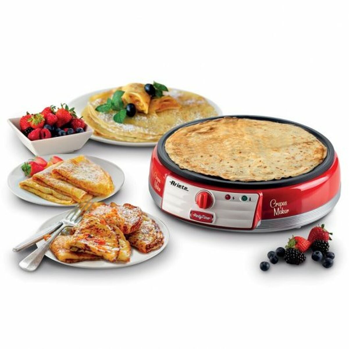 Crepe Maker Ariete 202 Red - CA International   #