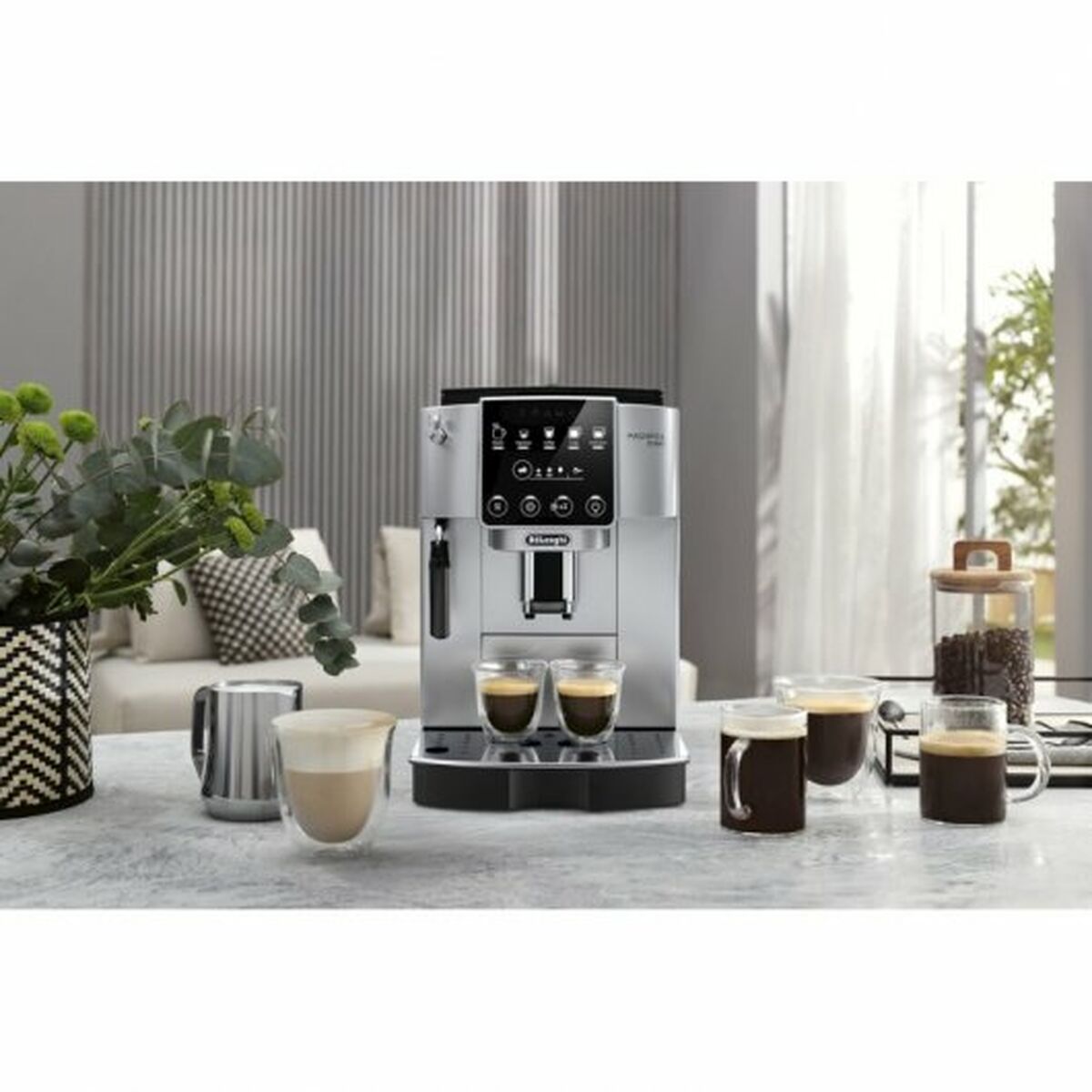 Elektrische Kaffeemaschine DeLonghi Magnifica S ECAM220.30.SB Silber - CA International  