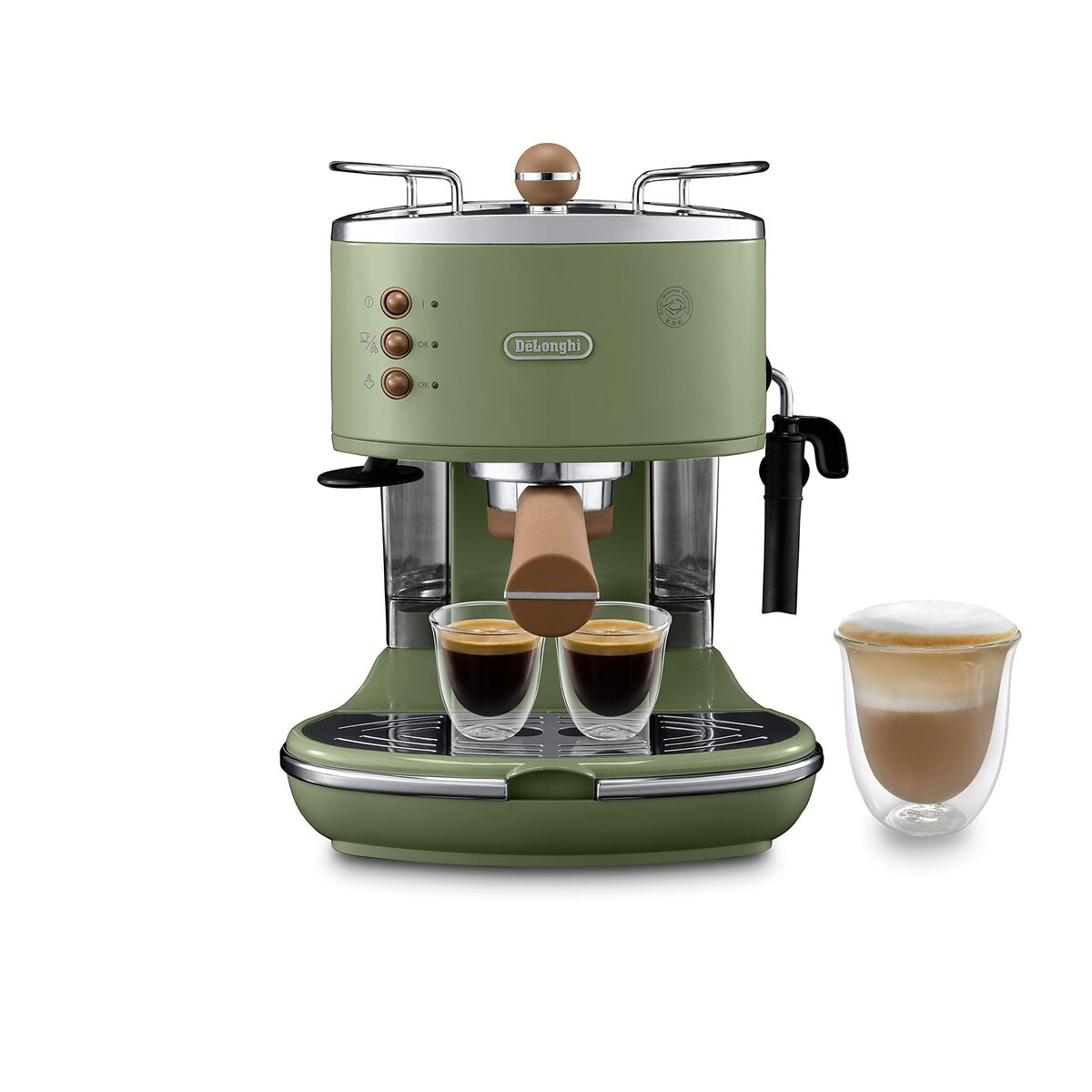 Manuelle Express-Kaffeemaschine DeLonghi ECOV 310.GR grün 1,4 L - CA International  