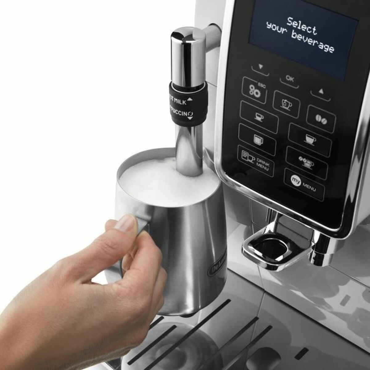 Superautomatische Kaffeemaschine DeLonghi ECAM 350.35.SB Silberfarben - CA International  