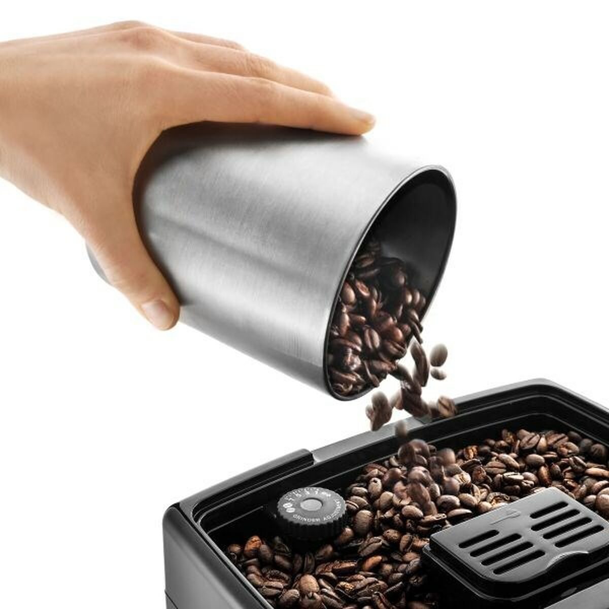 Superautomatische Kaffeemaschine DeLonghi Dinamica ECAM350.55.W Weiß Stahl 1450 W 15 bar 300 g 1,8 L - CA International  