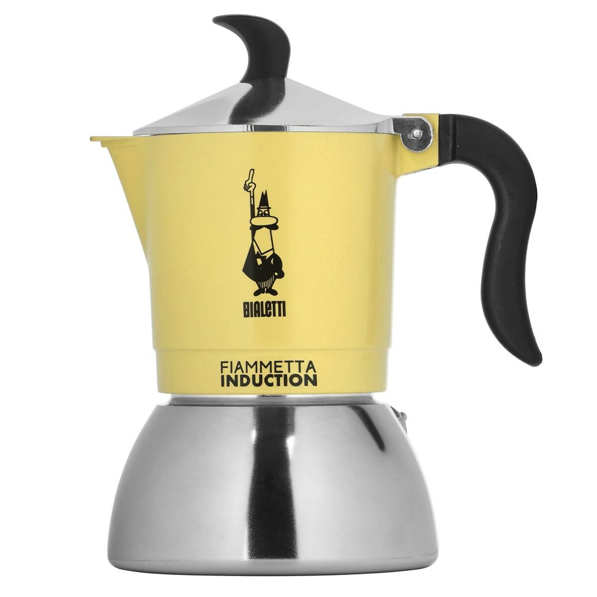 Italian Coffee Pot Bialetti 29591 Black Stainless steel Aluminium 150 ml 2 Cups - CA International  