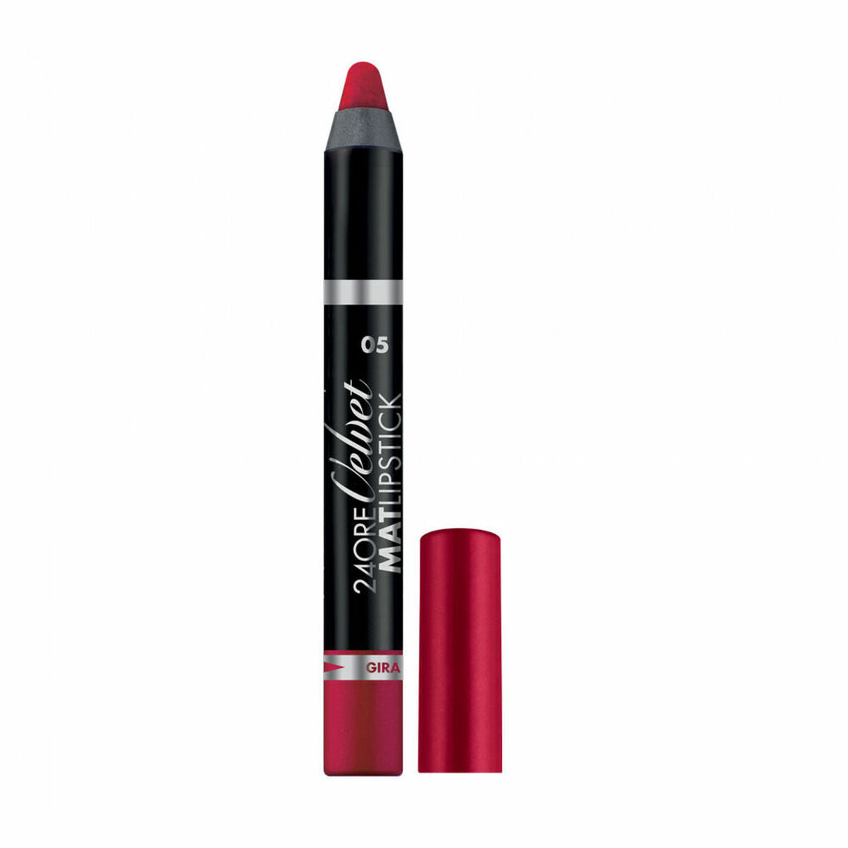 Lipstick Deborah 24 Ore Velvet Mat Nº 04 - CA International   #