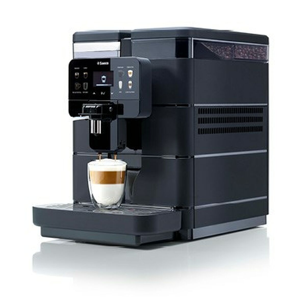 Superautomatische Kaffeemaschine Saeco New Royal OTC Schwarz 1400 W 2,5 L 2 Kopper - CA International  