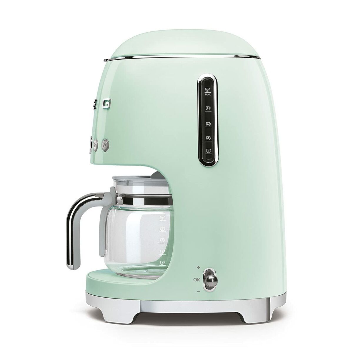 Drip Coffee Machine Smeg DCF02PGEU 1050 W Retro 10 Cups Green - CA International   #