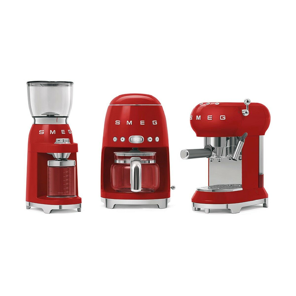 Electric Grinder Smeg Cgf01rdeu 150 W Red 1 L - CA International   #