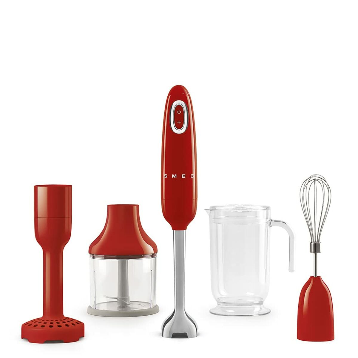 Multifunction Hand Blender with Accessories Smeg HBF22RDEU Red 700 W - CA International   #