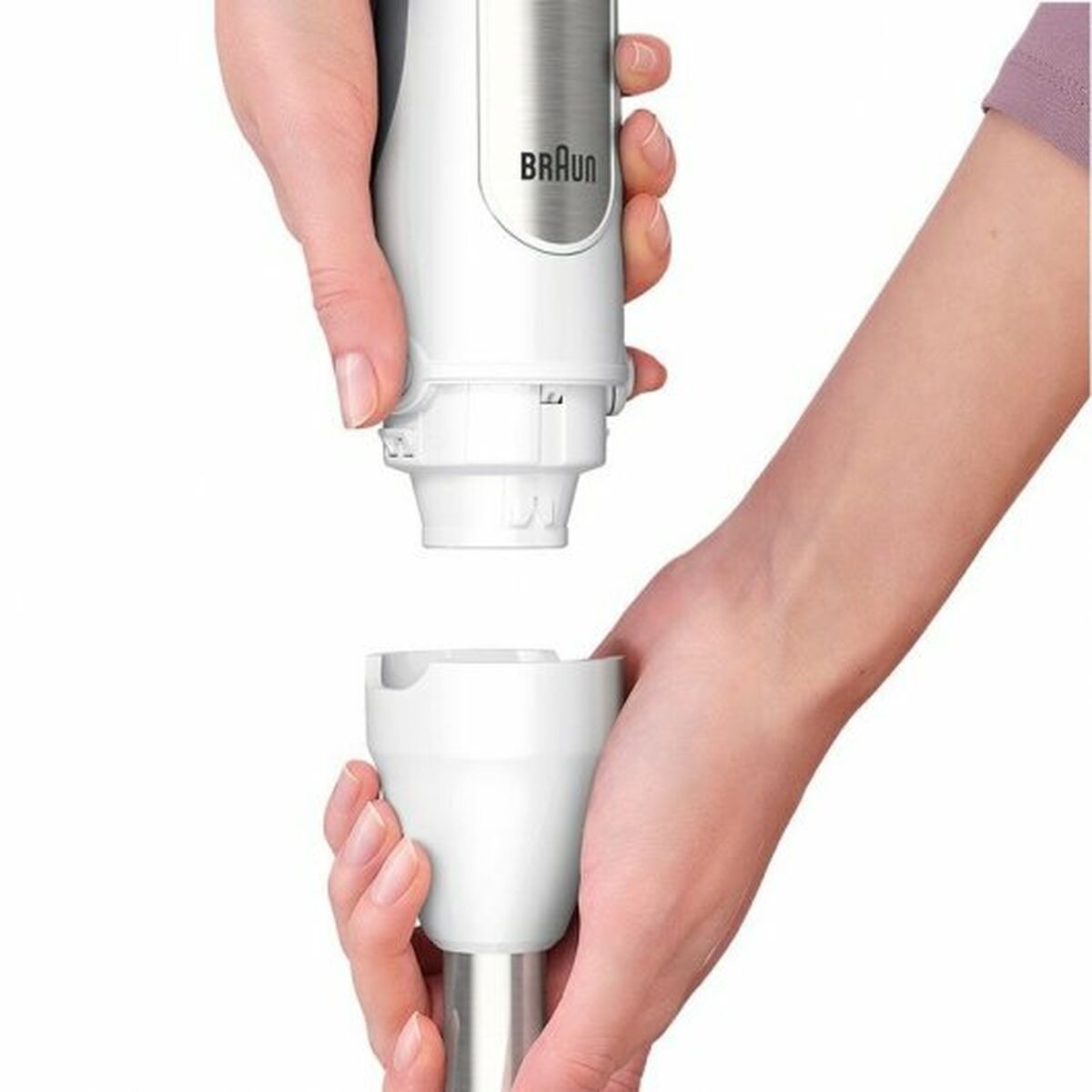 Multifunction Hand Blender with Accessories Braun MQ7035IWH White 1000 W - CA International  