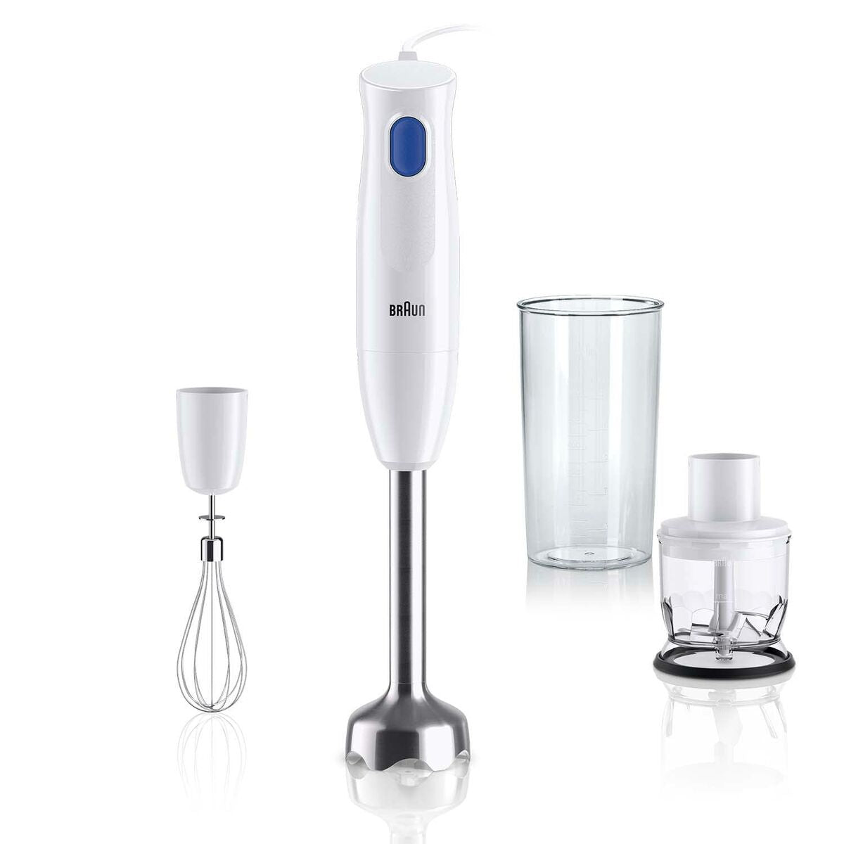 Cup Blender Braun MQ10.202MWH White 600 ml-CA International