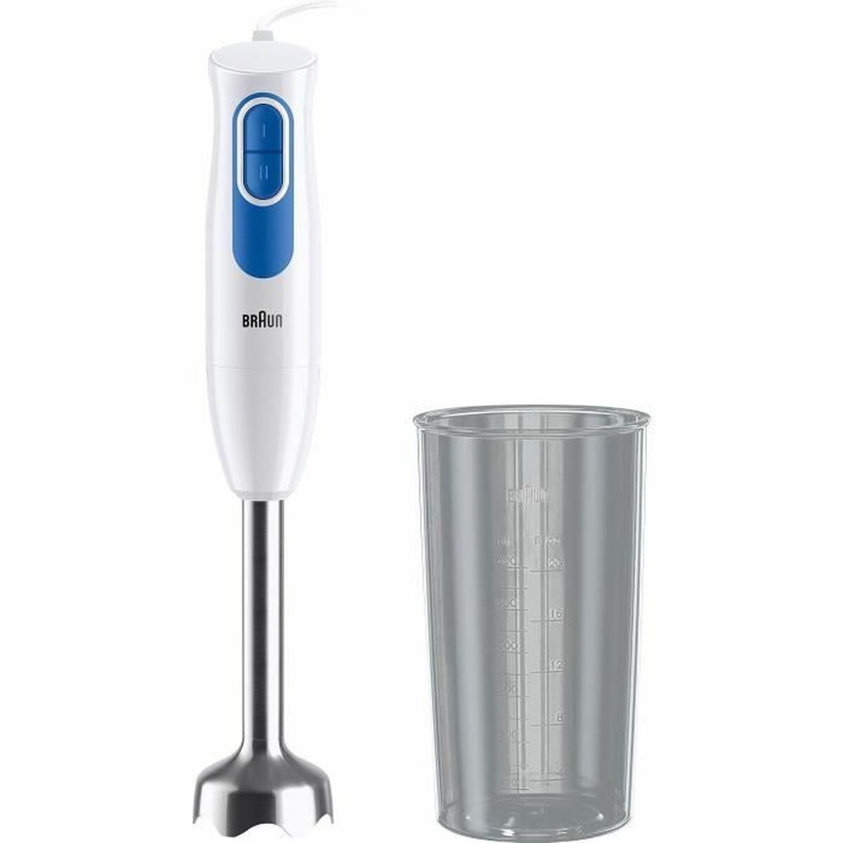 Hand-held Blender Braun 600 W Blue Blue/White - CA International   #