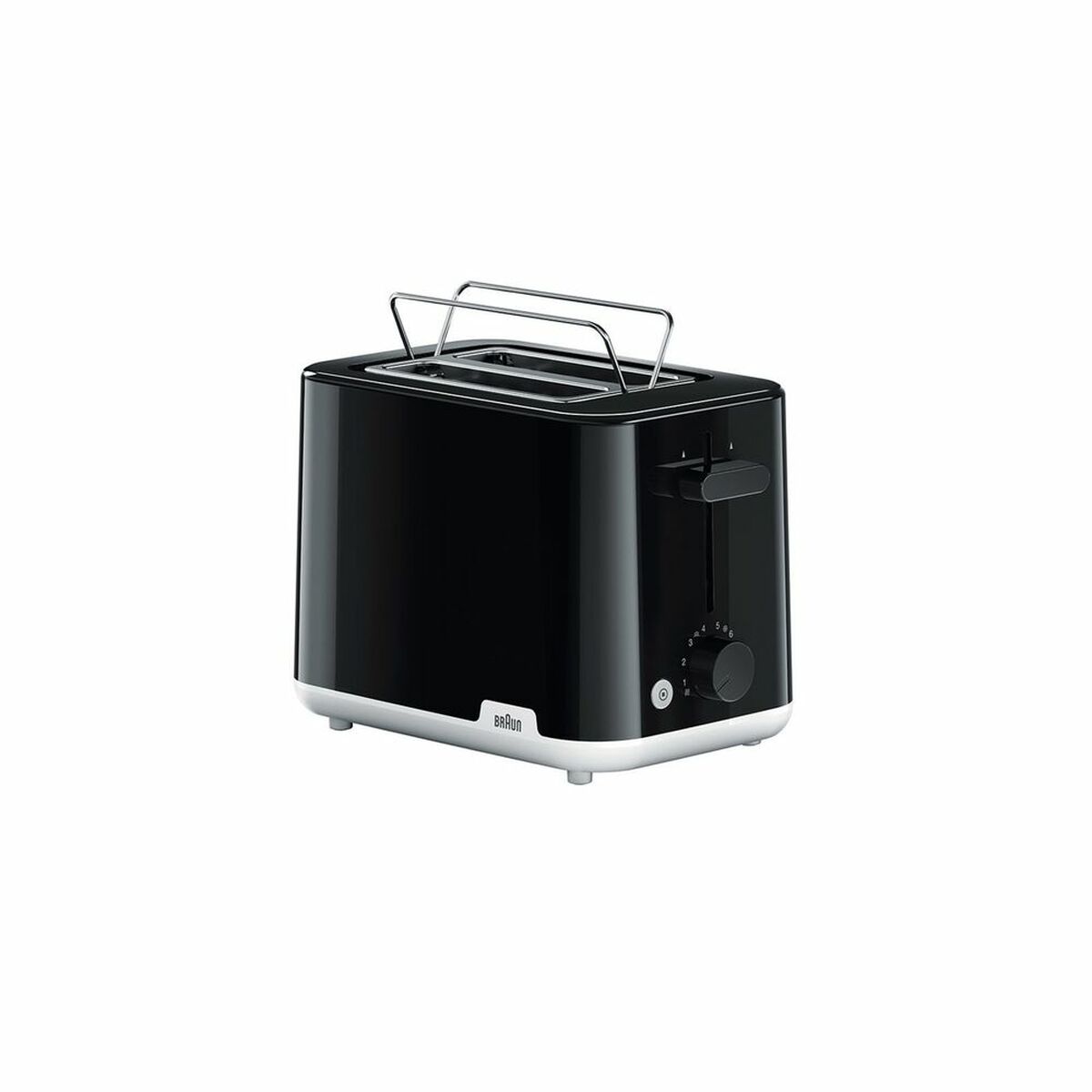 Toaster Braun HT 1010 BK 900 W Black/Silver-CA International