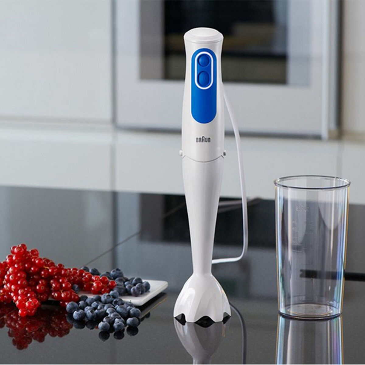 Liquidiser Braun MQ 3000 Smoothie White White/Blue 700 W-CA International