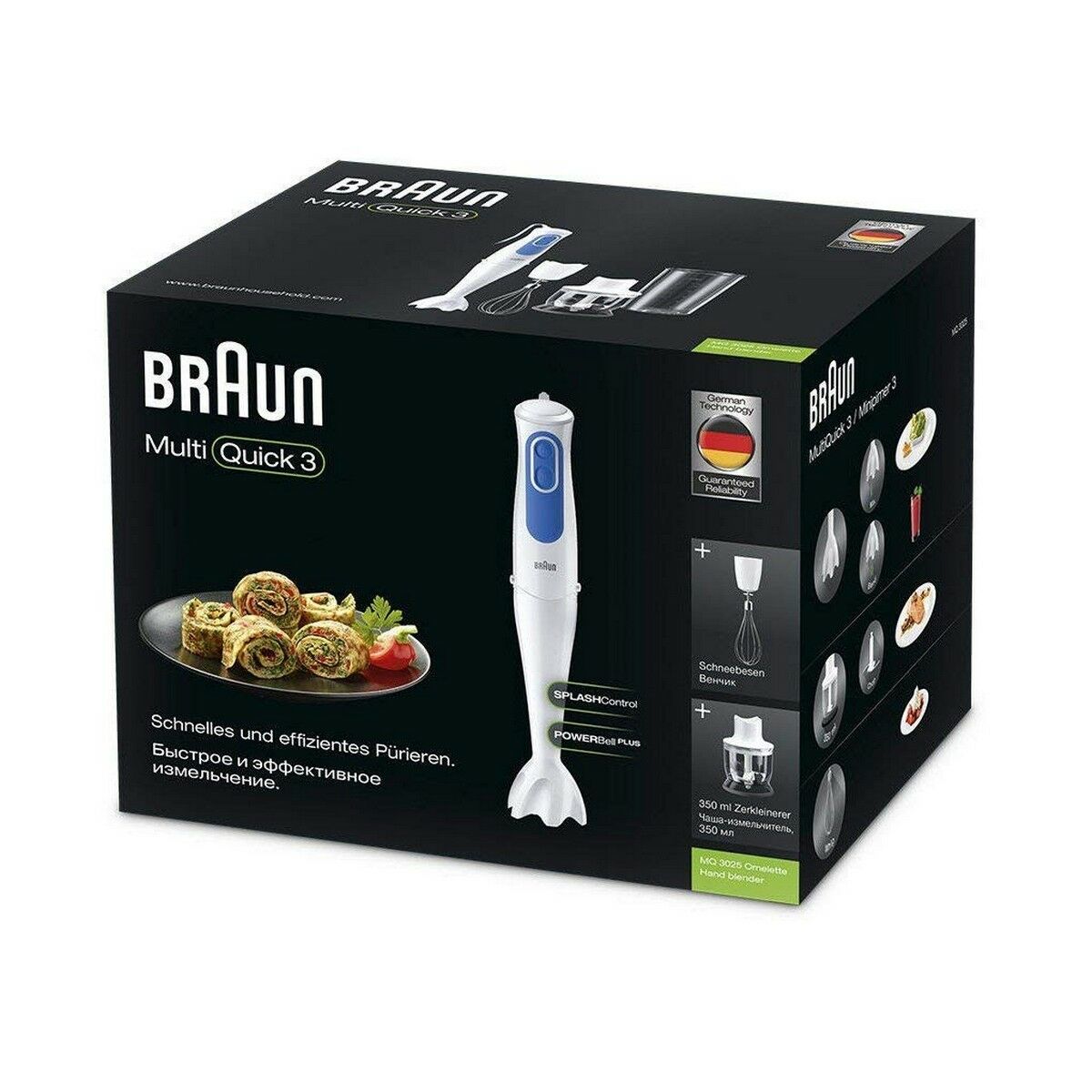 Hand-held Blender Braun MQ3025 700 W White White/Blue Blue/White 700 W - CA International   #