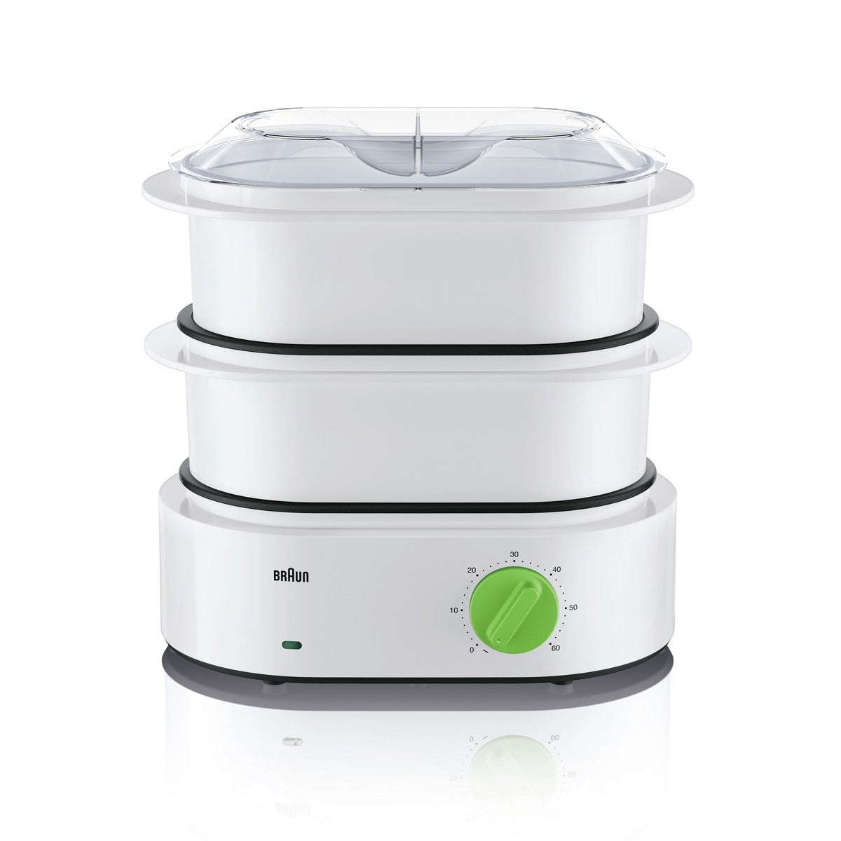 Food Steamer Braun FS 3000 850 W White/Green White Polycarbonate 850 W - CA International   #