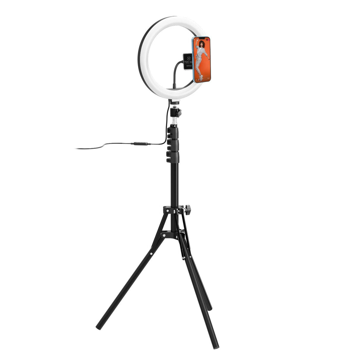 Selfie Ring Light with Tripod and Remote Celly CLICKGHOSTUSBBK - CA International   #