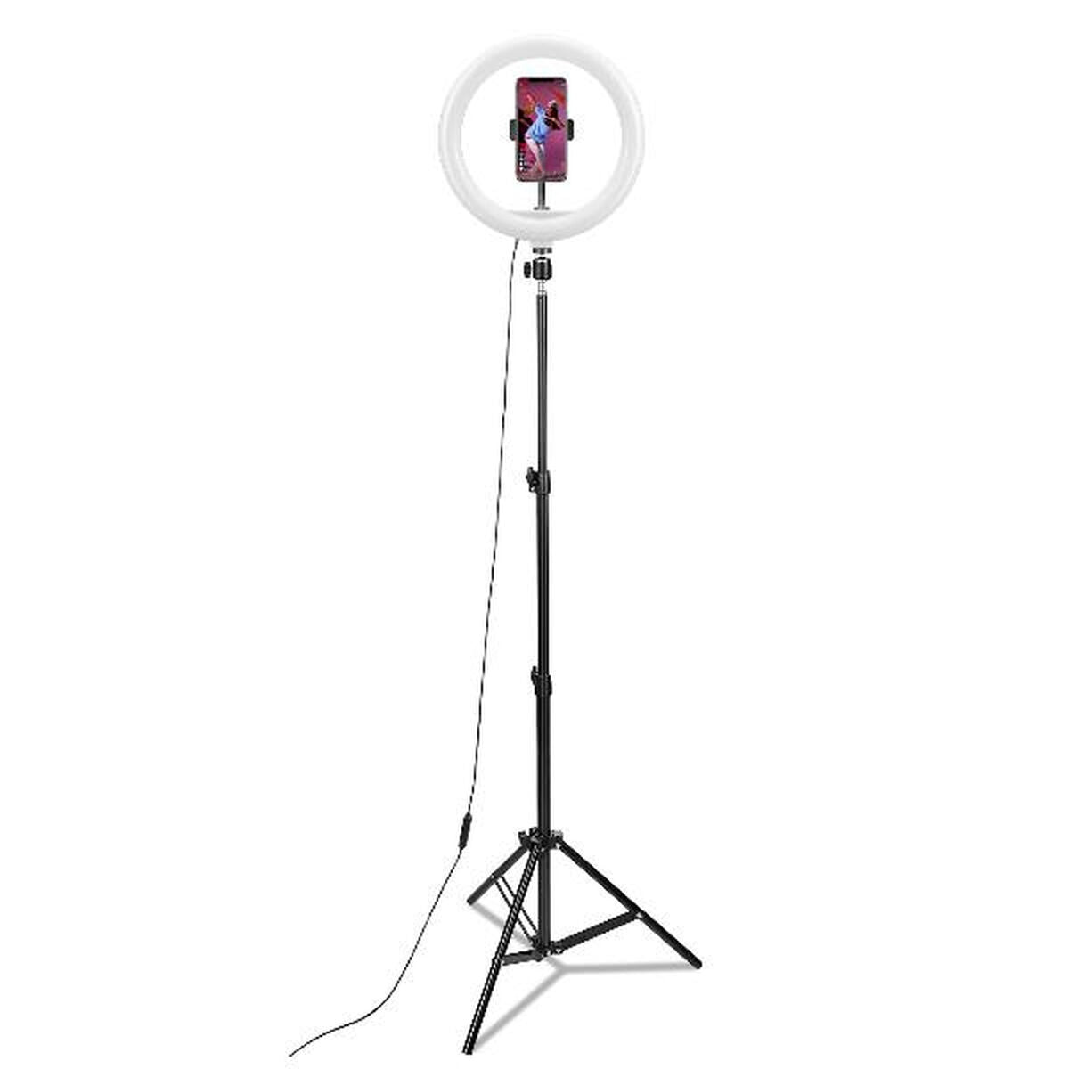 Selfie Ring Light with Tripod and Remote Celly CLICKRINGUSBBK - CA International   #