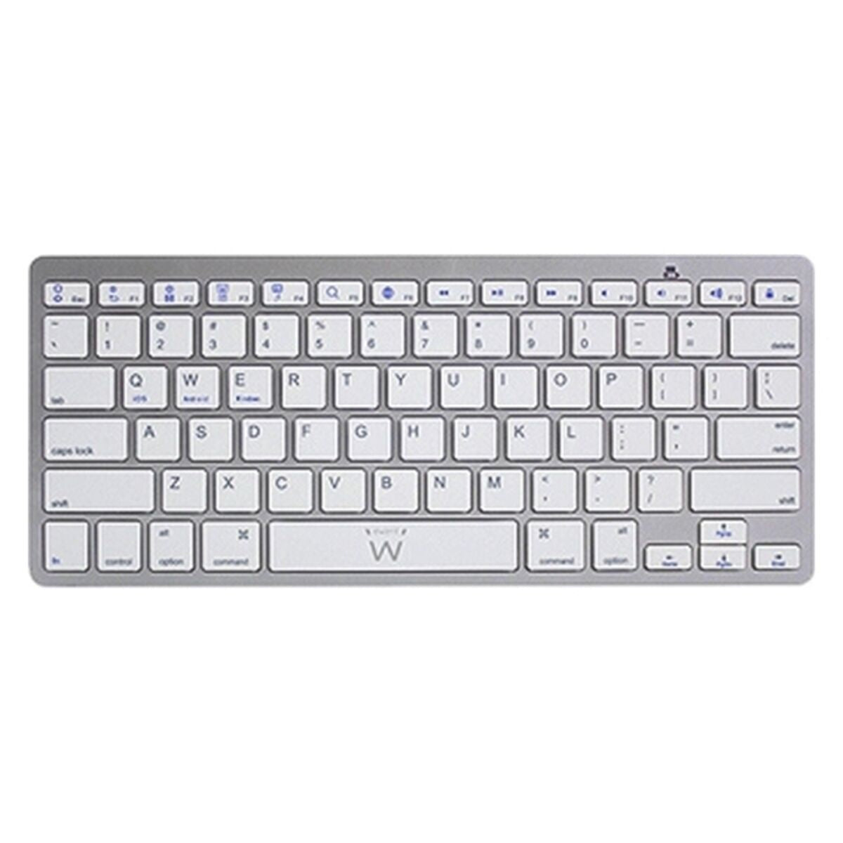 Bluetooth Keyboard Ewent EW3161 White Silver - CA International   #