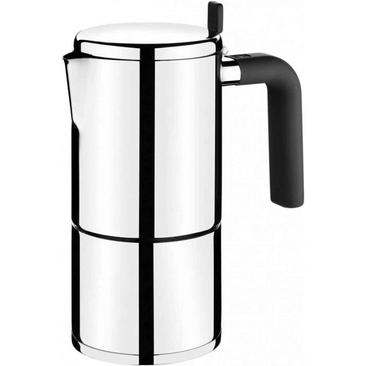 Italian Coffee Pot BRA BALI 10 Cups 500 ml Steel Metal Stainless steel - CA International   #