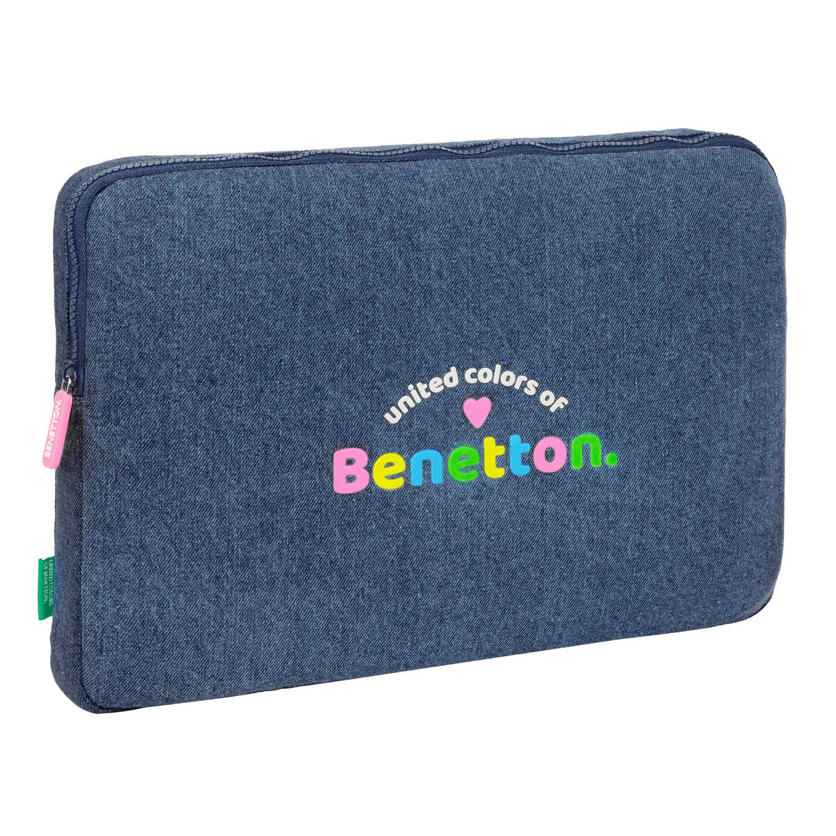 Laptop Hülle Benetton Denim Blau 15,6'' 39,5 x 27,5 x 3,5 cm - CA International 