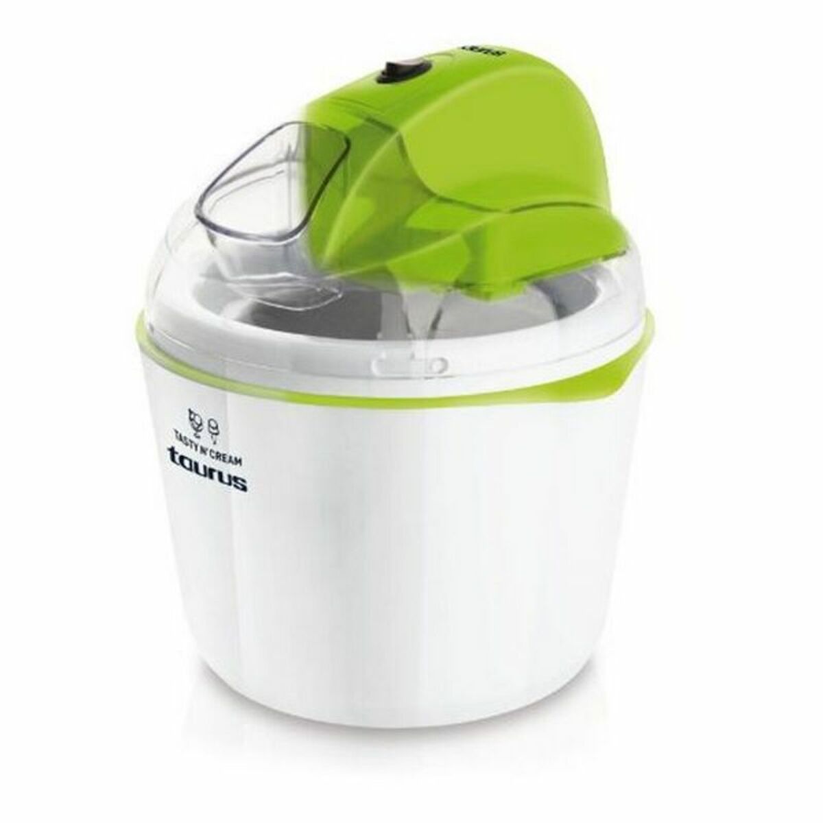 Eismaschine Taurus Tasty'n'cream Weiß grün 12 W 1,5 L Kunststoff - CA International 