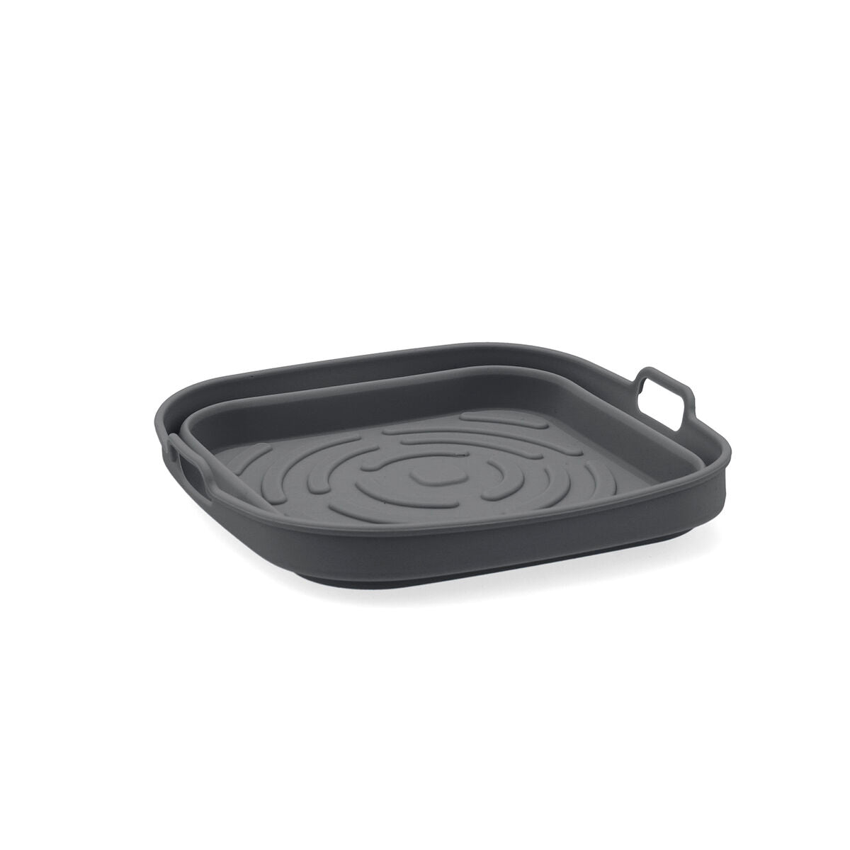 Folding Silicone Basket for Air Fryer Quid Naturalia 20 x 20 x 8 cm (12 Units)-CA International