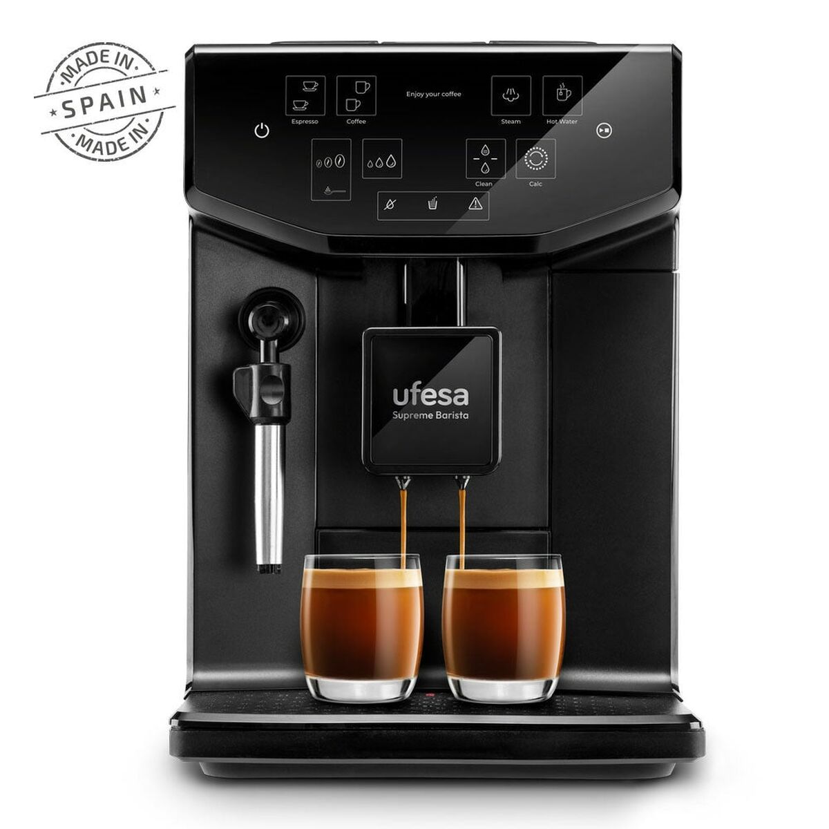 Superautomatische Kaffeemaschine UFESA SUPREME BARISTA Schwarz 20 bar 2 L - CA International 