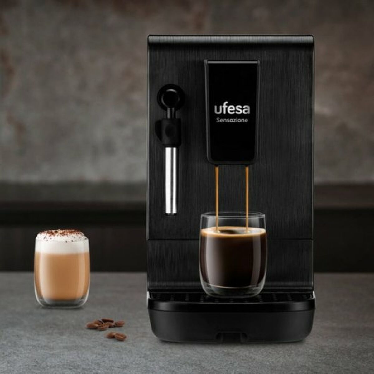 Superautomatische Kaffeemaschine UFESA Schwarz - CA International 