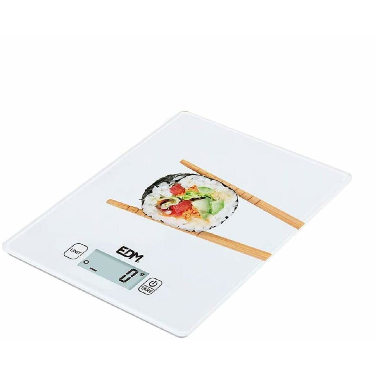 kitchen scale EDM White 5 kg (14 x 19.5 cm) - CA International  