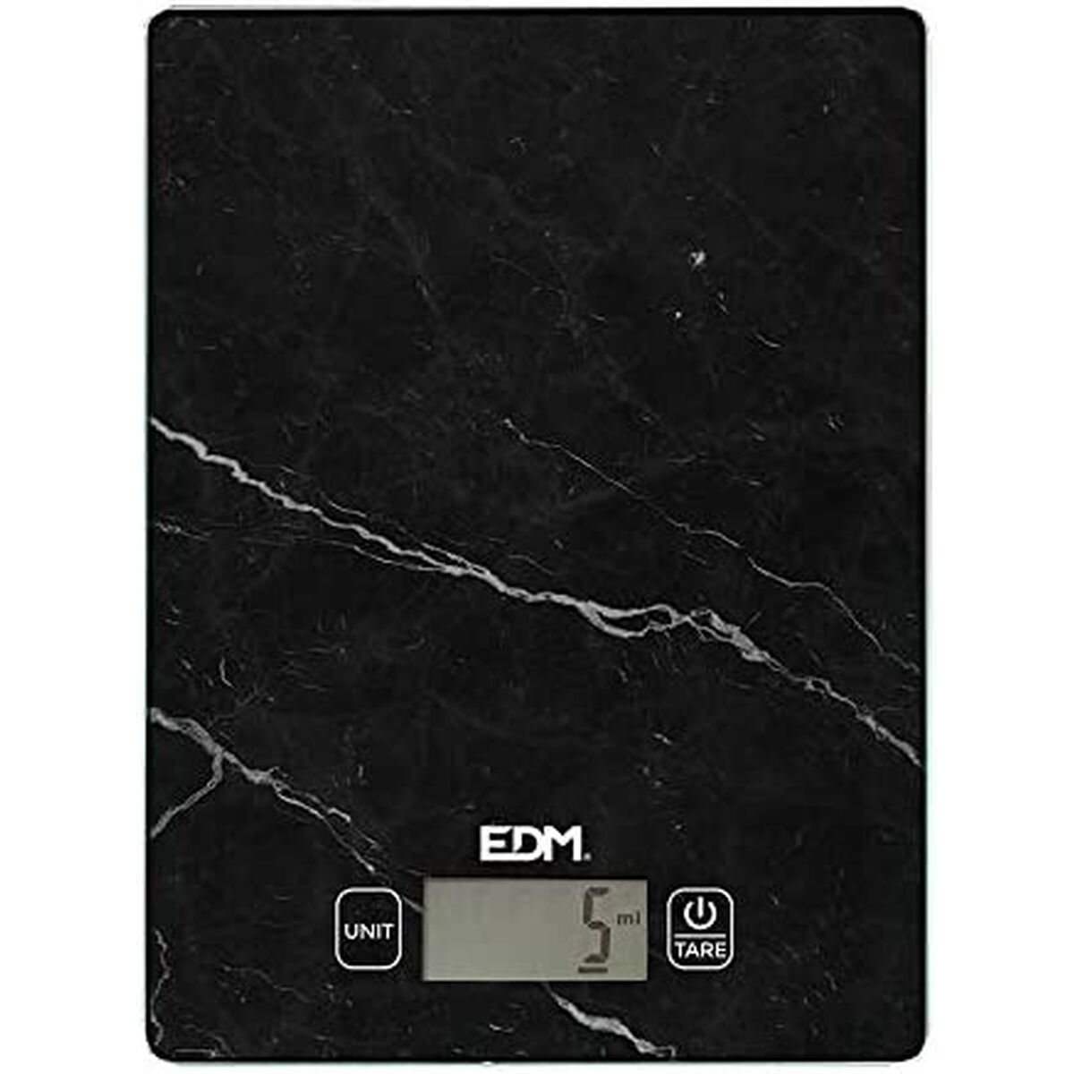 kitchen scale EDM Black 5 kg (14 x 19.5 cm) - CA International  