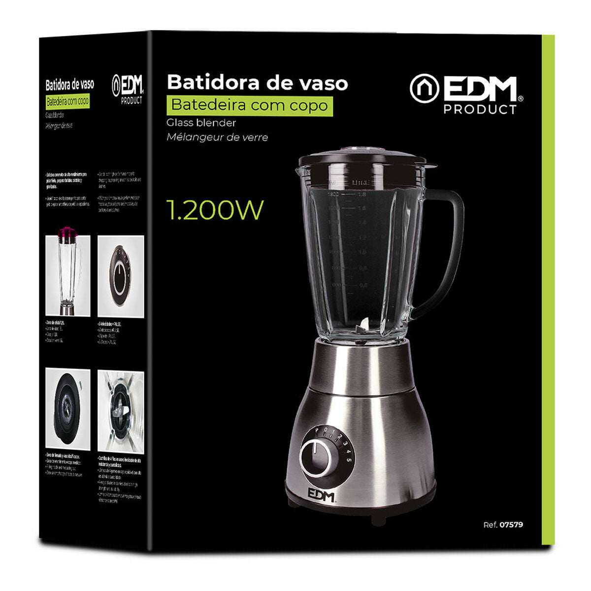 Cup Blender EDM 1200 W (1,8 L) - CA International   #