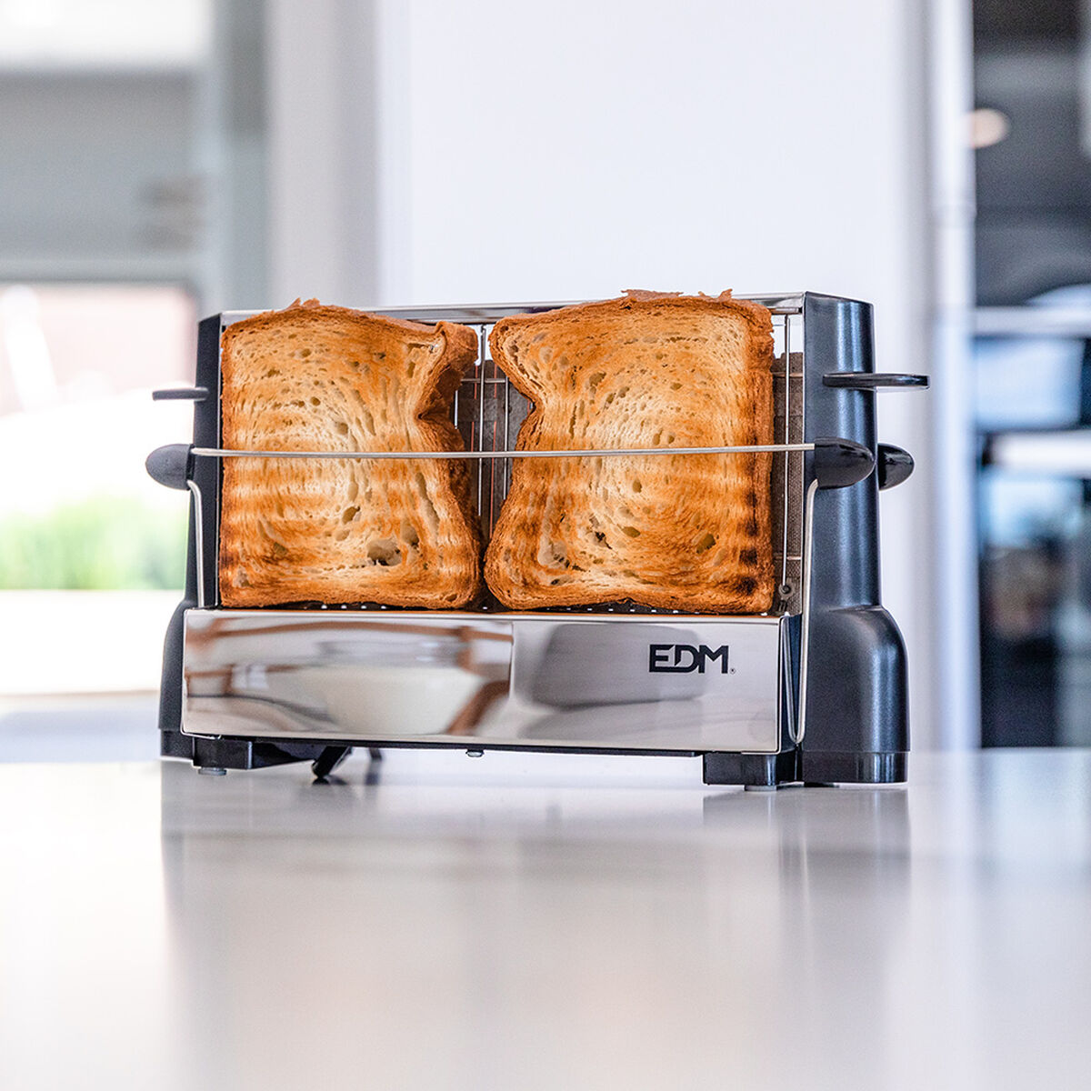 Toaster EDM 700 W Verchromt - CA International 