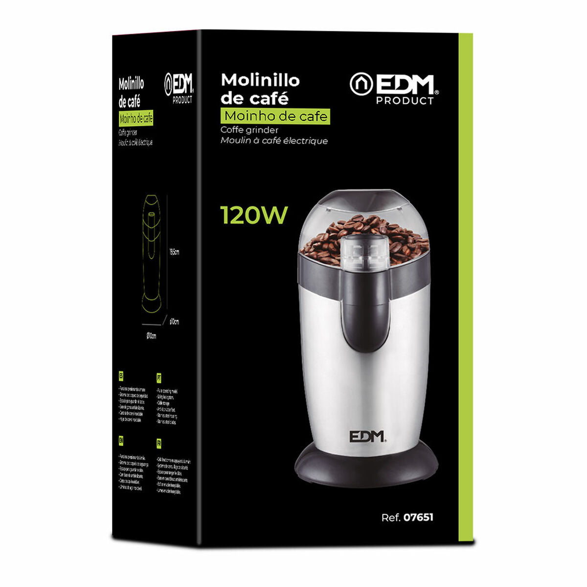 Coffee Grinder EDM 120 W - CA International   #